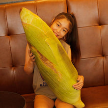 Load image into Gallery viewer, 1pc 30-100cm 2 Patterns Real life fruit pillow Banana Corn pillows Plush stuffed vegetable cushion Soft fabric Child's Xmas gift